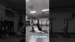 How to Perform Lying Leg Raises hybridtraining hybridworkout hoopiehybrid [upl. by Elsy]