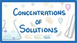 GCSE Chemistry  How to Calculate Concentration in grams per decimetre cubed 30 [upl. by Tidwell]