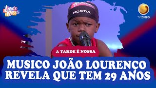 Músico João Lourenço revela que tem 29 anos  A Tarde é Nossa  TV ZIMBO [upl. by Min]