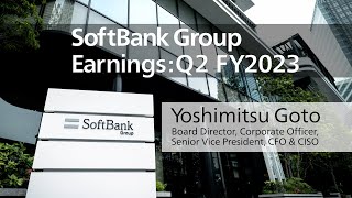 SoftBank Group Earnings  Q2 FY2023 by Yoshimitsu Goto [upl. by Arekahs]