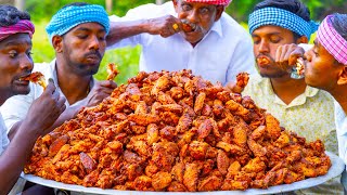 SPICY CHICKEN WINGS  Hot amp Sweet Chicken Recipe Cooking In Village  Spicy Honey Chicken Wings Fry [upl. by Adidnac]