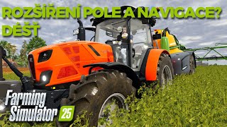 Farming Simulator 25  Déšť  Co udělá navigave po rozšíření pole  farmingsimulator25 [upl. by Yaf]