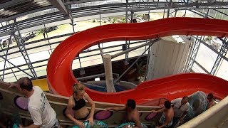 Blackbeards Twister Water Slide at Schlitterbahn South Padre Island [upl. by Ailahtan878]