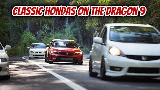 Classic Hondas on the Dragon 9  2024 [upl. by Iem]