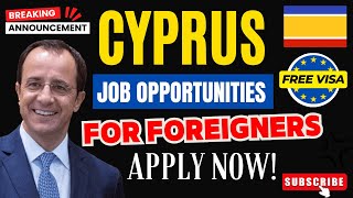 How to Find a Job in Cyprus as a Foreigner  Cyprus Work Visa  Jobs in Cyprus [upl. by Pettiford]