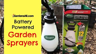 Battery Powered Garden Sprayers  GardensAllcom [upl. by Ennovyahs]