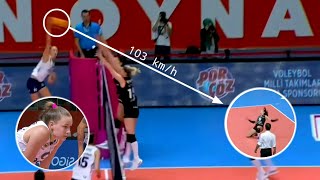 Highlights Arina fedorovtseva Fenerbahce vs Eczacıbaşı  Turkey Womens Volleyball League 2022 [upl. by Adnohsat]