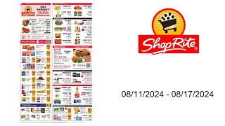 ShopRite Weekly Ad US  08112024  08172024 [upl. by Aenneea]