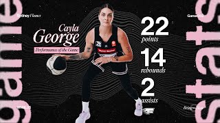 Flame of the Game Cayla George vs Flyers round two [upl. by Seka131]