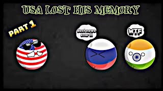 USA Lost His Memory 😮🤯😂 countryballs countrys Funny and interesting [upl. by Nnaynaffit]