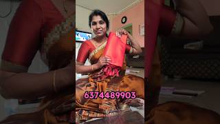 Minivlog 237 💁Kubera pattu softy silk saree  New collection update shots shortsfeed home [upl. by Deloria]