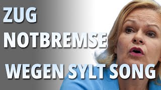 💥Notbremse GEZOGEN weil Fahrgäste Sylt Song singen💥 [upl. by Eirrok255]