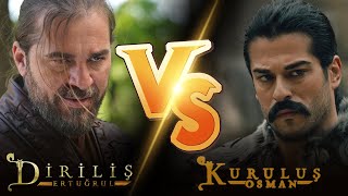 Diriliş Ertuğrul vs Kuruluş Osman Ertuğrul vs Osman [upl. by Onileba]