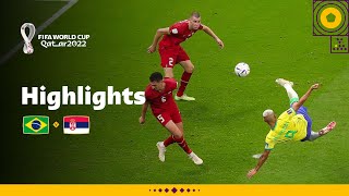 STUNNING Richarlison goal  Brazil v Serbia highlights  FIFA World Cup Qatar 2022 [upl. by Findley]