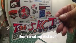 I GOT MAIL STICKERS FROM TONYS RC TECH  THANK YOU [upl. by Maurey]