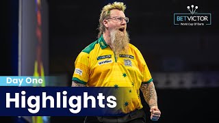 DECIDINGLEG EPICS  Day One Highlights  2024 World Cup of Darts [upl. by Madel386]