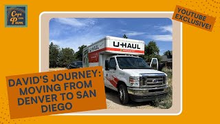 Davids Journey Moving from Denver to San Diego in an Epic Road Trip moving roadtrip [upl. by Aikrahs]