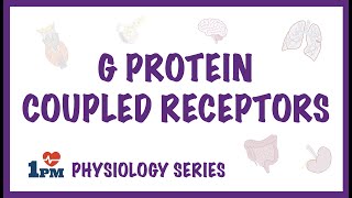 G Protein Coupled Receptors GPCRs  Structure Mechanism of Action [upl. by Nasho]