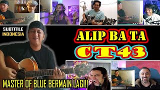 🎸MASTER OF BLUE BERMAIN LAGI😱NEW FINGERSTYLE SONG OF ALIP BA TA  CT43 ❗️ ❗️ BEST REACTORS REACTIONS [upl. by Sparks]