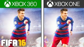 FIFA 16 Demo  Xbox ONE Vs Xbox 360 Graphics Comparison [upl. by Yrallam]