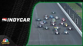 Indy NXT Series HIGHLIGHTS  Indianapolis Grand Prix Race 1  51024  Motorsports on NBC [upl. by Annoid]