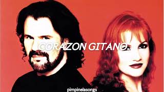 Corazón Gitano  Pimpinela LYRICS  LETRA  Pimpinela Songs [upl. by Ybhsa817]