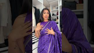 Styling one Saree with different blouses in tamil [upl. by Ailhad605]