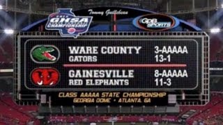 GHSA 5A Final Gainesville vs Ware County  Dec 14 2012 [upl. by Teufert546]