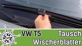 VW T5 Wischerblätter wechseln  SCHALLDOSE ON TOUR [upl. by Ottavia]