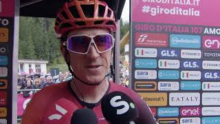 Geraint Thomas  Interview at the start  Stage 17  Giro dItalia 2024 [upl. by Ross]