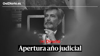 🔴 DIRECTO  Lesmes inaugura el año judicial con el Poder Judicial en funciones por cuarto año [upl. by Elish277]