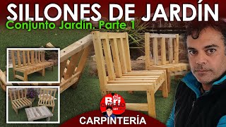 Como Hacer Sillones para el Jardín [upl. by Yeung]