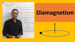 Diamagnetism For Engineering Physics and BSc Physics Students [upl. by Yraeg]