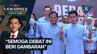 FULL Konferensi Pers PrabowoGibran Usai Debat Cawapres Pilpres 2024 [upl. by Ellehciram88]