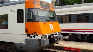 renfe train at salou [upl. by Ahseiyk]