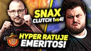 SNAX CLUTCH 1vs4 🔥 HYPER RATUJE EMERITOS 😱 [upl. by Lerner]