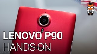 Lenovo P90 Smartphone Hands on at CES 2015 [upl. by Slinkman148]