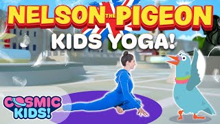 Nelson The Pigeon  A Cosmic Kids Yoga Adventure [upl. by Annah851]