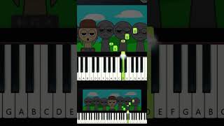 How to play Incredibox Sprunki  Tunner Theme Easy Beginner Piano Tutorial [upl. by Ezechiel510]