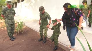 La 20a zona militar en Colima honró Victoria Zamora como Soldado Honorario [upl. by Mag380]