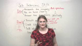 Job Interview Skills  DOs and DONTs [upl. by Reddy]