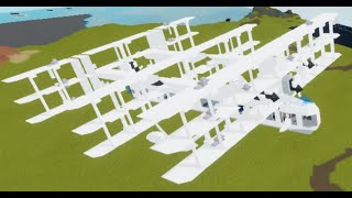 roblox plane crazy Caproni Ca60 Tutorial  part 2 [upl. by Bonis]