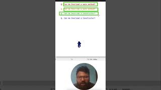 Java Interview Questions shorts shortsviral shortsvideo viralshort viralshorts viralvideo [upl. by Modeerf]