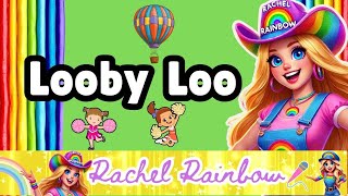 Looby Loo Pep Rally  Ms Rachel Rainbow  Pop Songs for Littles  Toddler Learning [upl. by Pevzner645]