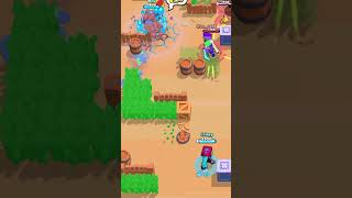 MOE BAMBOOZLES TEAM brawlstars brawlclips gaming tricks clips supercell trending trickshots [upl. by Yrrep543]