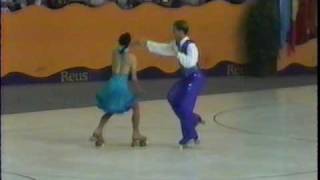 Jeffrey Clement and Harriett Lee Graham  1997 World Championships Freedance [upl. by Druci930]