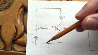 NPN vs PNP Transistors as CommonEmitter Switches [upl. by Jaqitsch894]