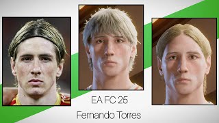 EA FC 25  Pro Clubs  Fernando Torres Liverpool FC Spain Legend  Face Creation  Stats  ICON [upl. by Sorce]