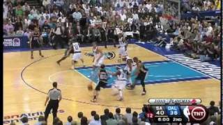 2010 NBA Playoffs  Ginobili Tim Duncan too much for the Mavs in Game 2 [upl. by Enitnelav454]