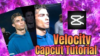 Velocity Editing Tutorial in Capcut [upl. by Choo90]